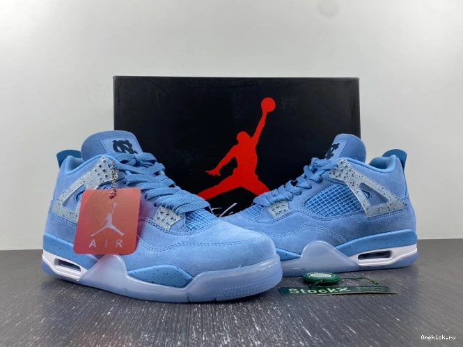One Kick (PE) Retro UNC HO12MNJDLS247 Jordan 4 0814